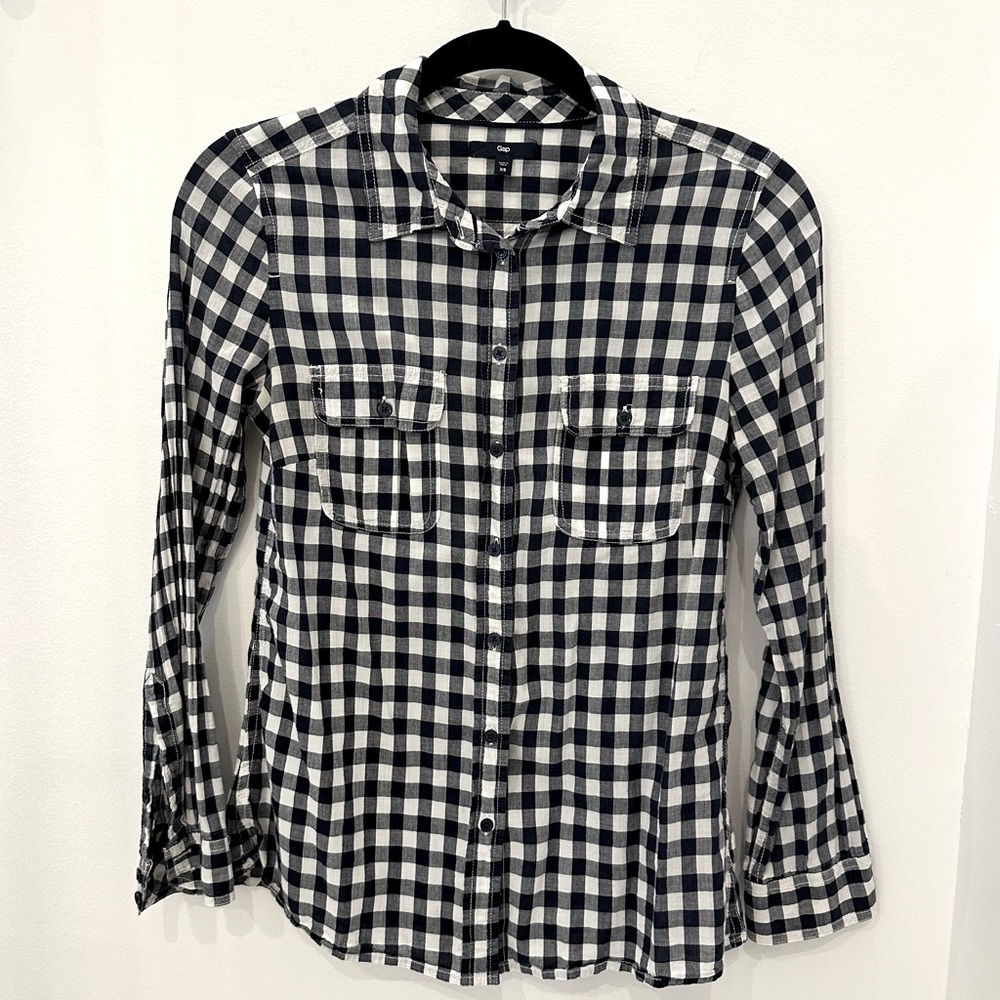 Gap gingham shirt